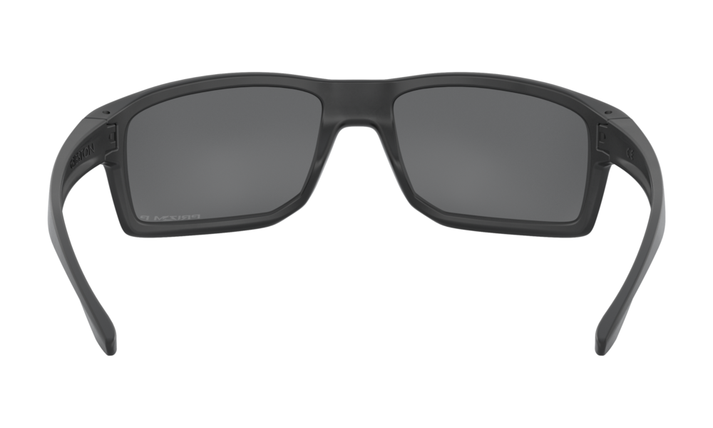 Oakley Gibston Sunglasses Matte Black w/ Prizm Black Polarized