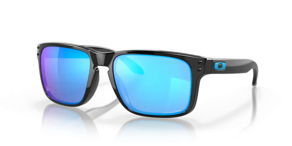 Oakley Holbrook Sunglasses Polished Black with Prizm Sapphire Lenses