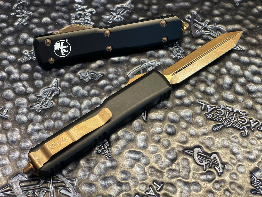 Microtech Ultratech Spartan Bronzed Apocalyptic Standard