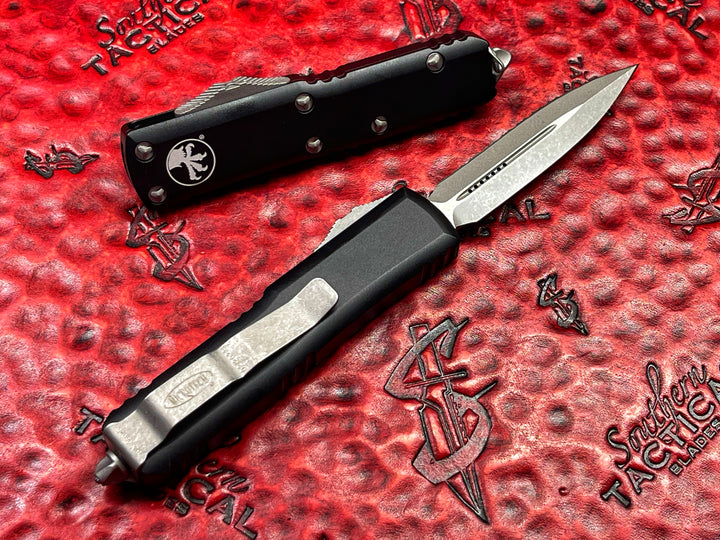 Microtech UTX85 Double Edge Apocalyptic Full Serrated