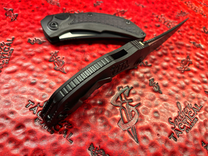 Microtech Brachial Auto Folder Tactical Standard - Bastinelli Knives Collab