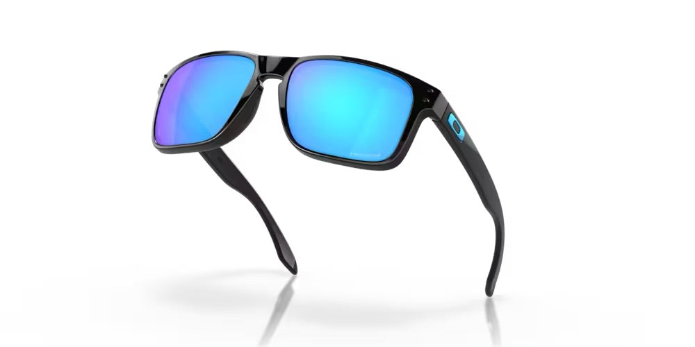 Oakley Holbrook Sunglasses Polished Black with Prizm Sapphire Lenses