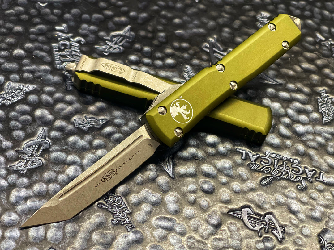 Microtech Ultratech Tanto Apocalyptic Standard OD Green