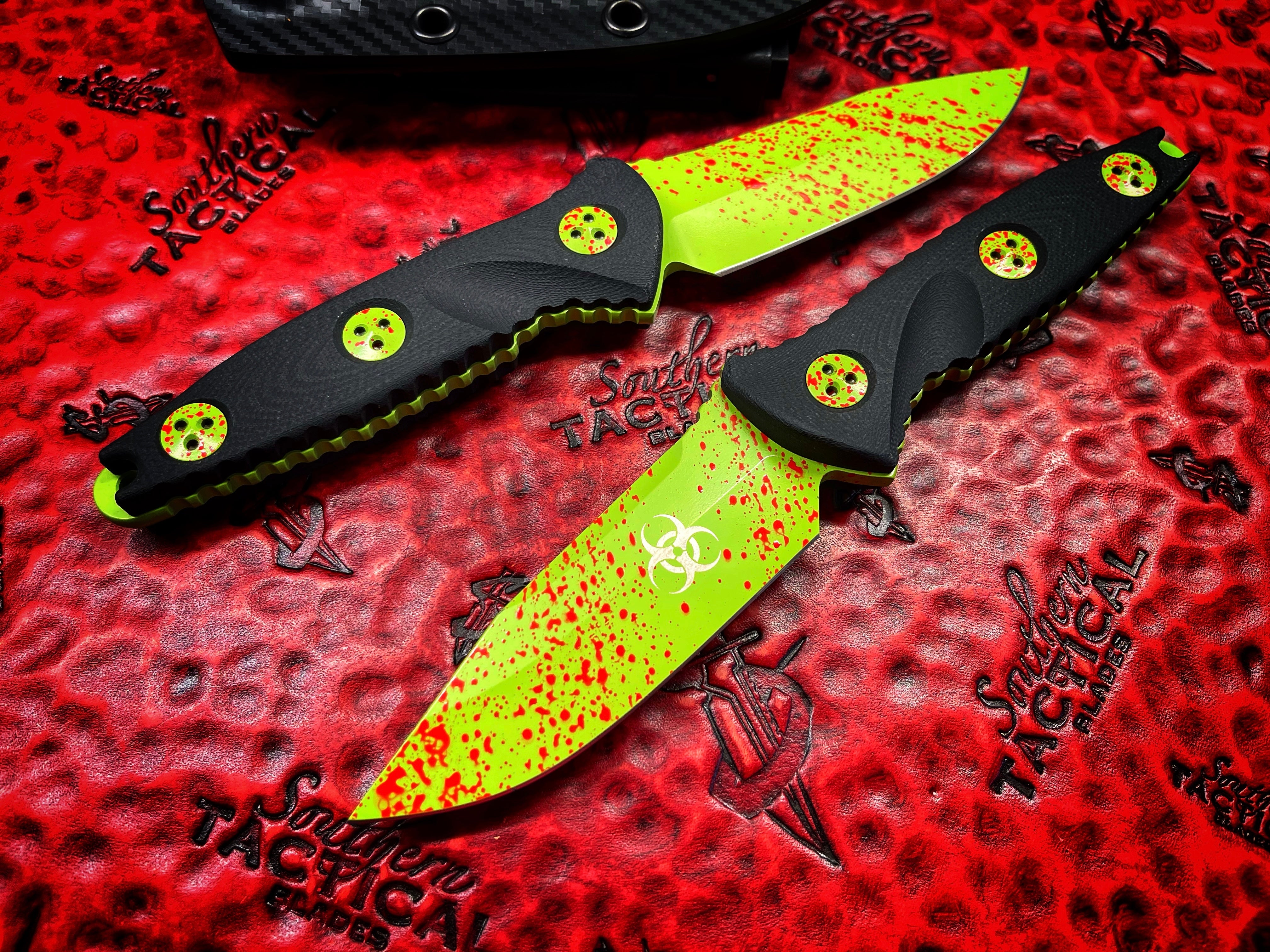 Microtech Socom Alpha Mini Single Edge Zombie Tech