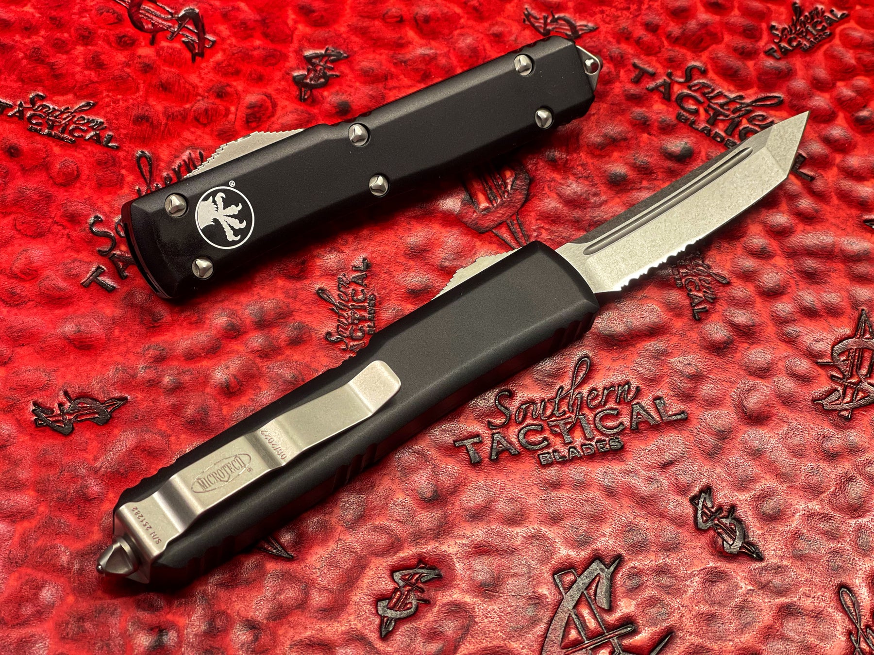 Microtech Ultratech Tanto Serrated Apocalyptic Standard | Southern ...