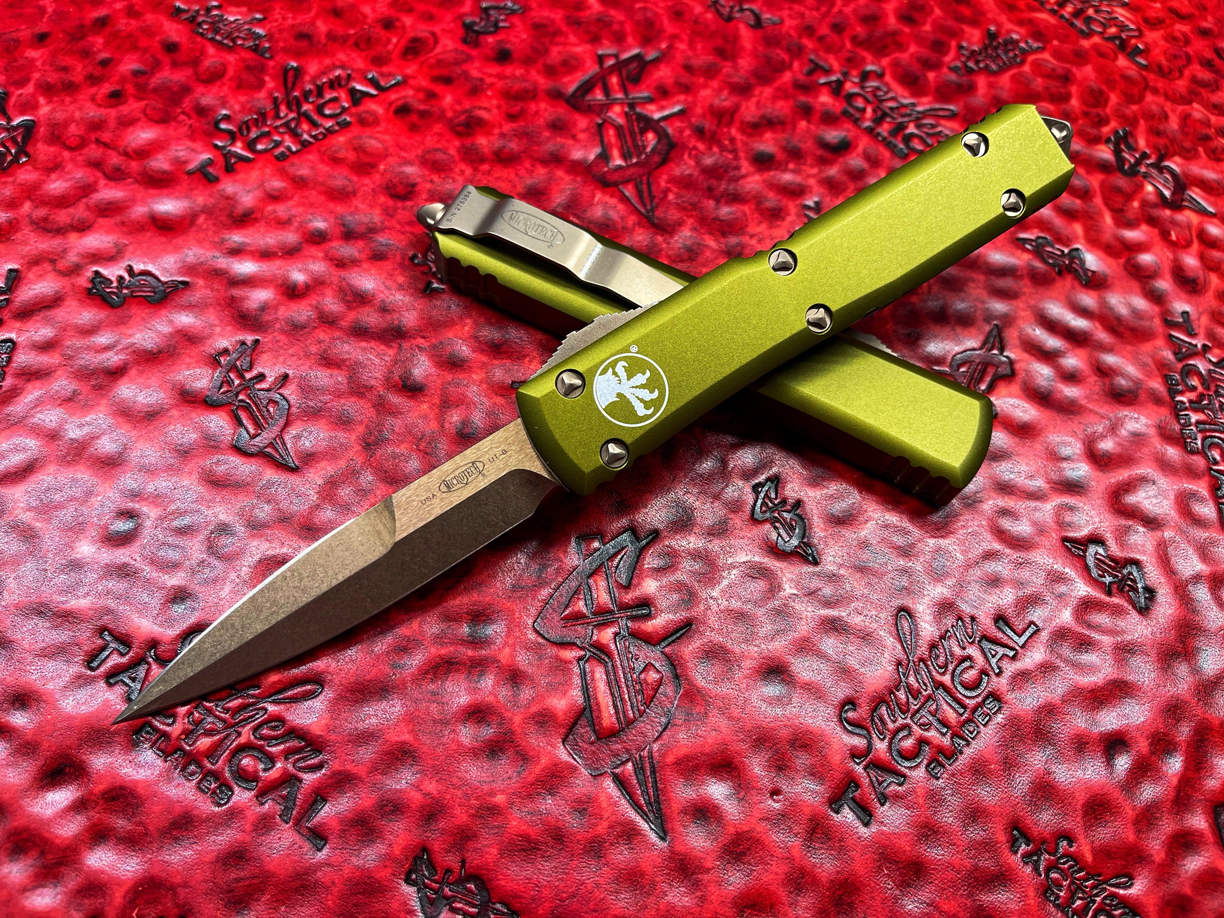 Microtech Ultratech Bayonet Standard Bronzed and OD Green Finish