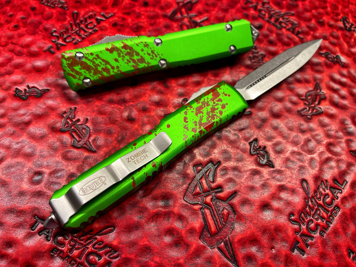 Microtech Ultratech "Zombie" Double Edge Stonewashed Standard