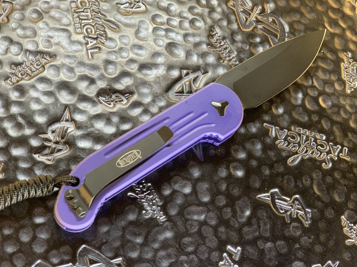 Microtech LUDT Single Edge Standard Purple