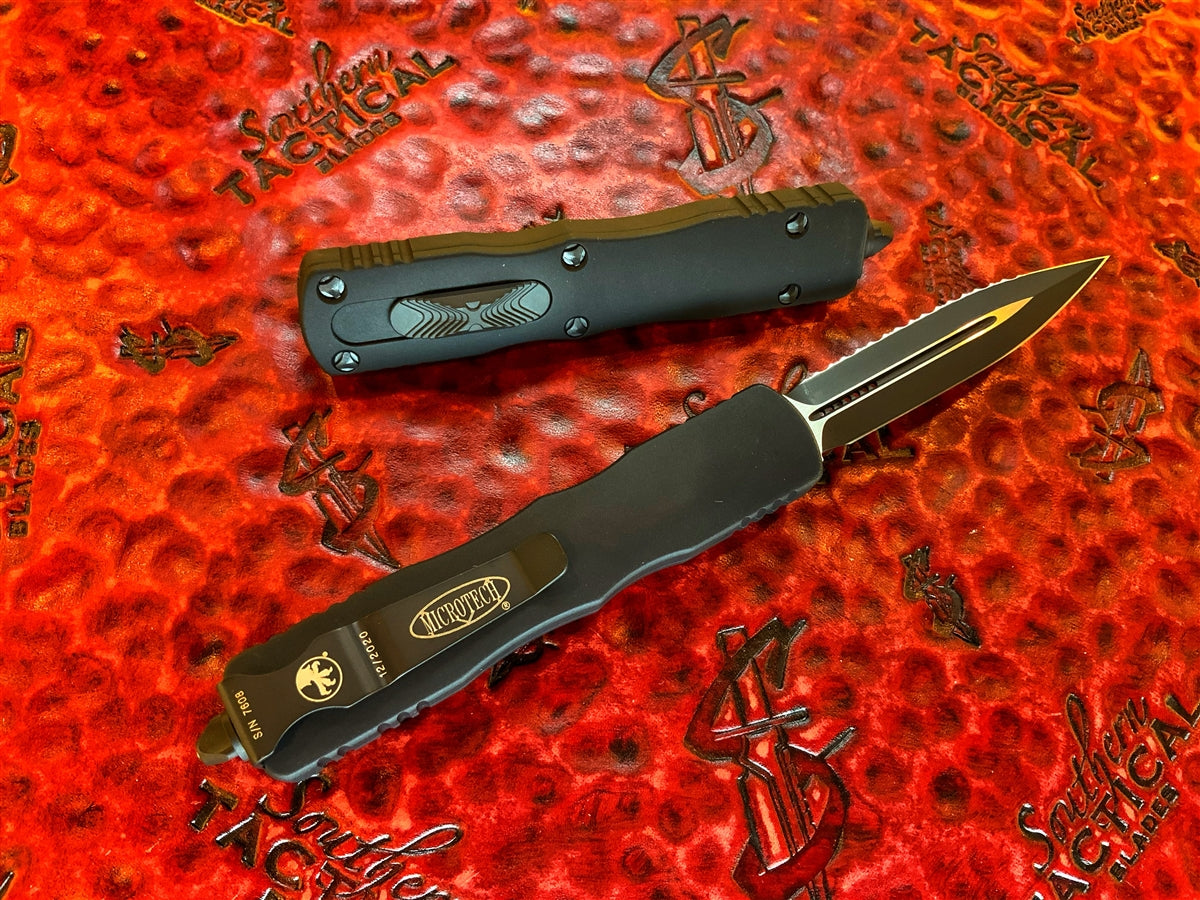 Microtech Dirac Double Edge Full Serrated Tactical