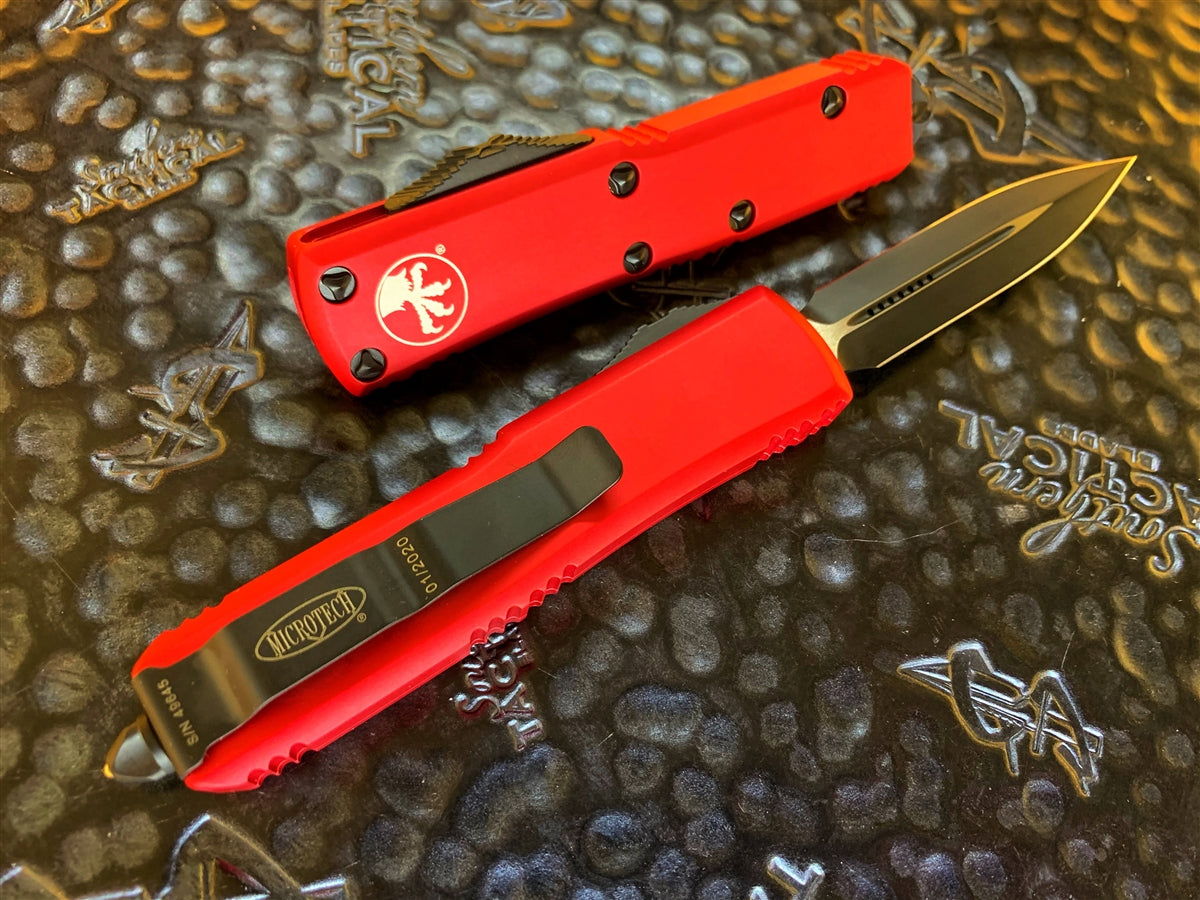 Microtech UTX85 Double Edge Standard Red